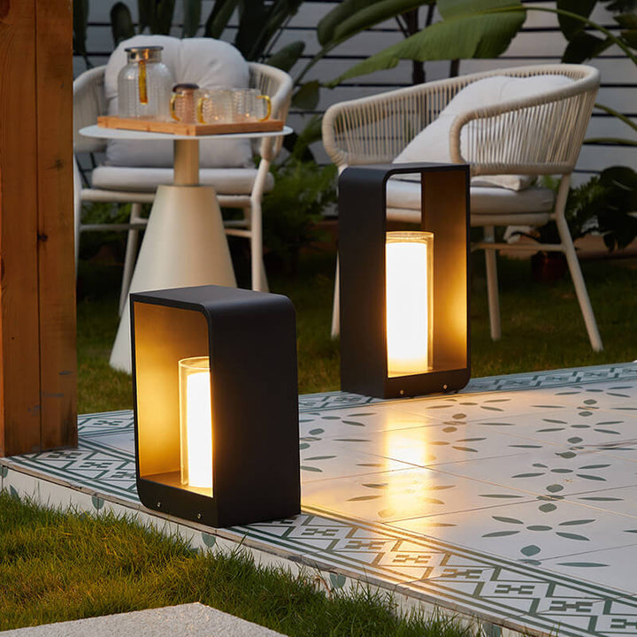 Modern Square Outdoor LED Light | Waterproof Solar LED Light