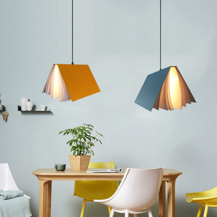 Flying Book Pendant Light | Modern Book-Inspired Ceiling Lamp