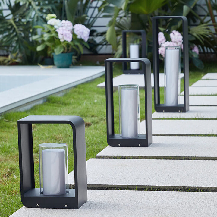 Modern Square Outdoor LED Light | Waterproof Solar LED Light