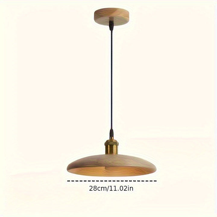 Modern Nordic Solid Wood Pendant Light | Scandinavian Ceiling Lamp