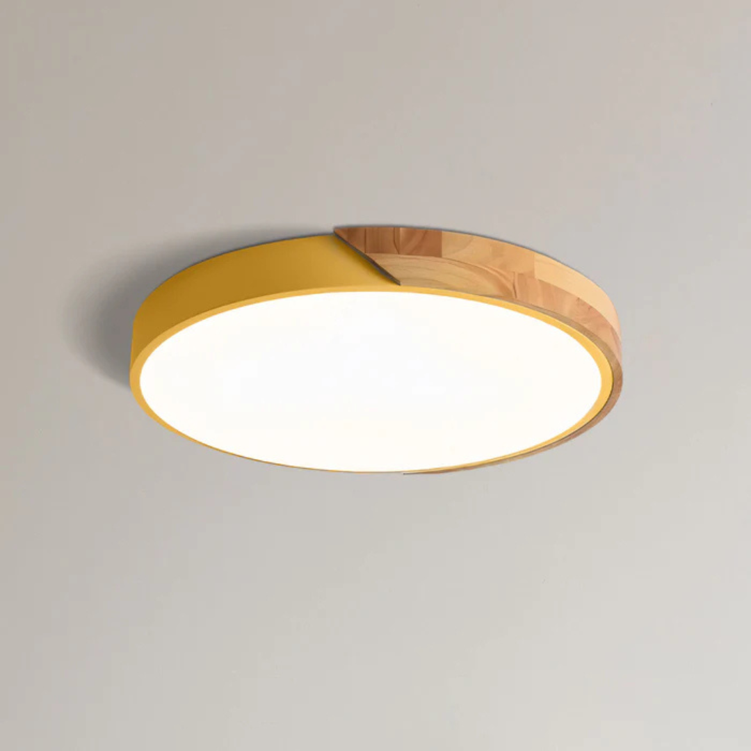 LED Ceiling Light | Modern Nordic Wooden Design