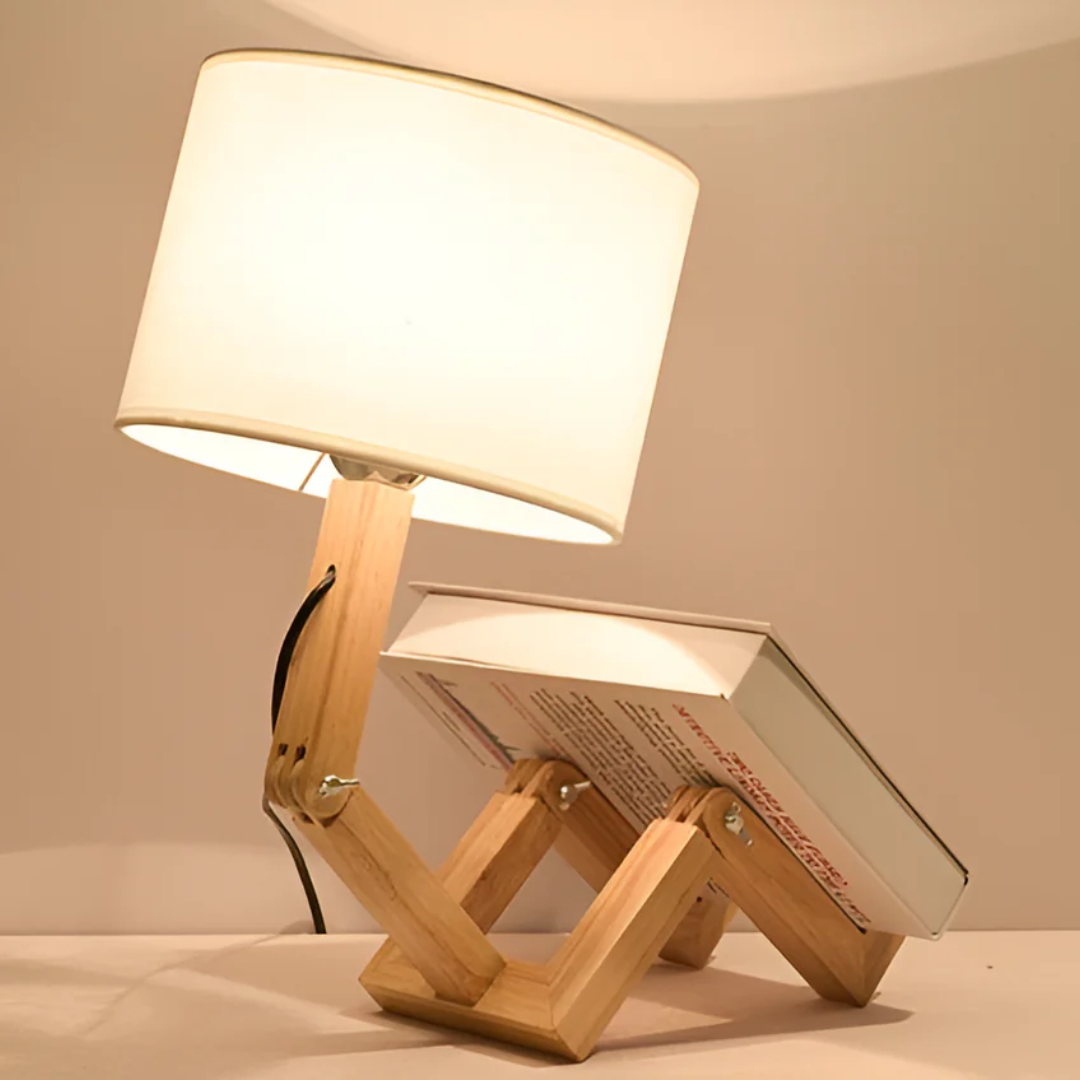 Rilna Table Lamp | Flexible Wooden Design Light
