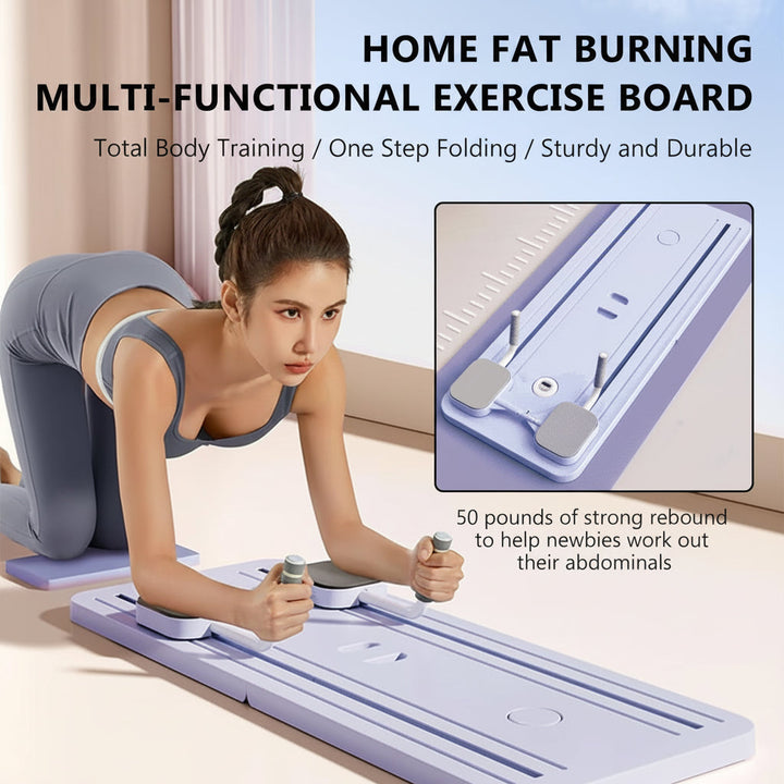 Ab Roller Resistance Assisted Flat Core Trainer Home Workouts