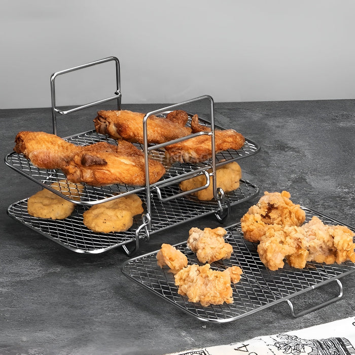 Air Fryer Rack Stackable Kitchen Cooking Tray