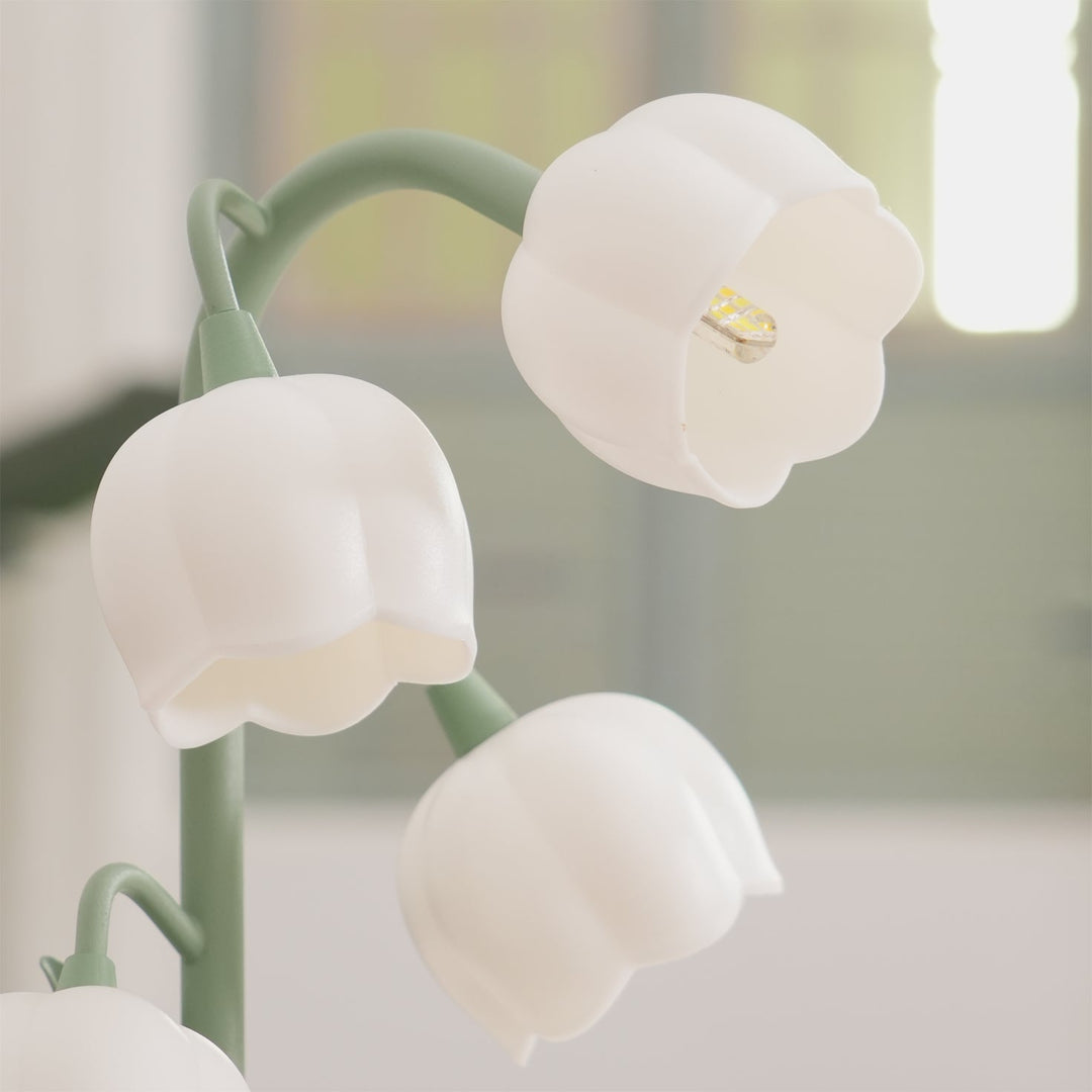Bell Orchid Table Lamp | Elegant Floral Indoor Light