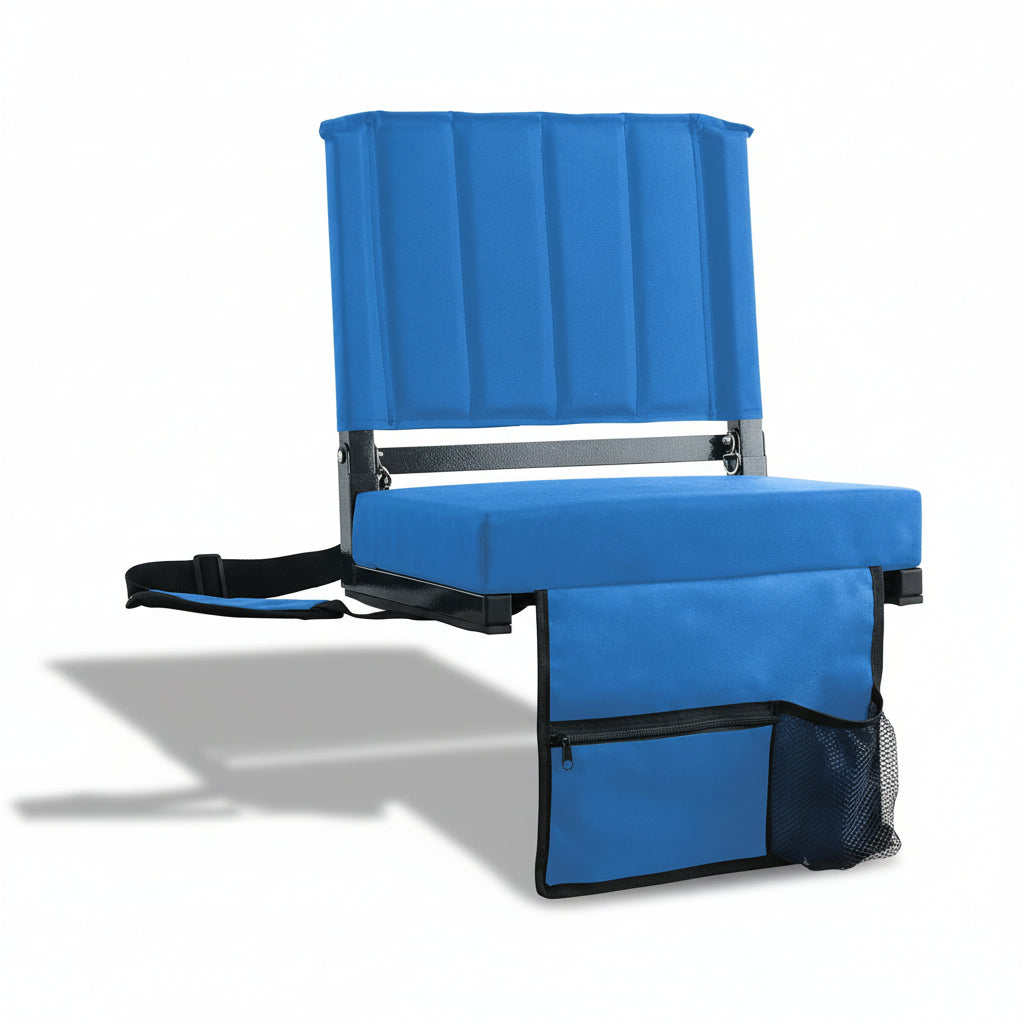 Stadium Seat Padded Folding Bleacher Chair Backrest