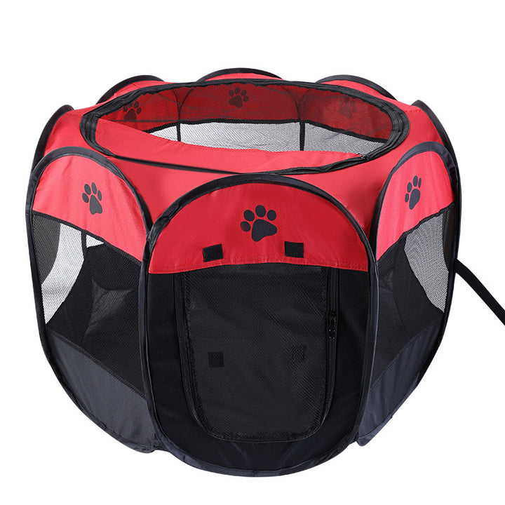 Cat Playpen Foldable Mesh Portable Pet Tent