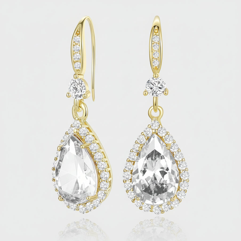 Earrings Mothers Day Gift Birthstone Teardrop Dangle Jewellery