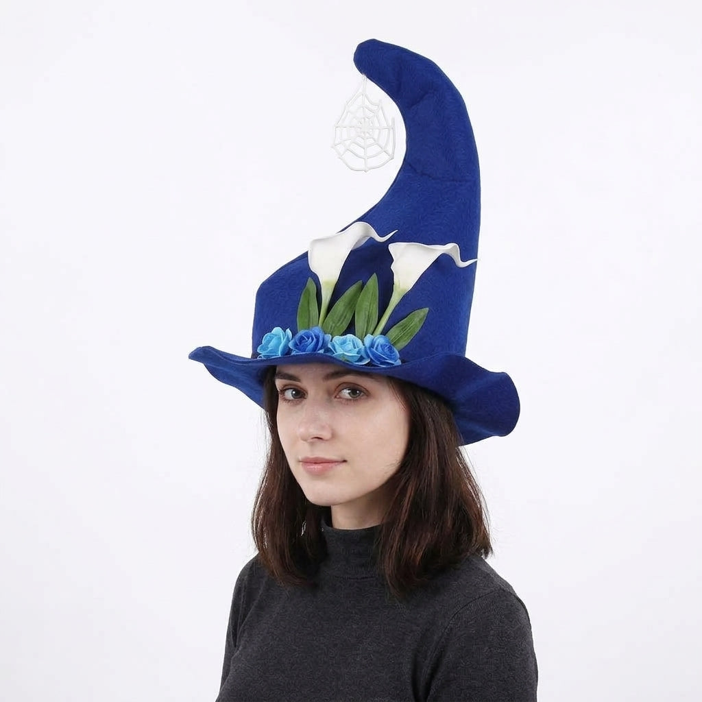 Halloween Costumes Witch Hat Floral Design