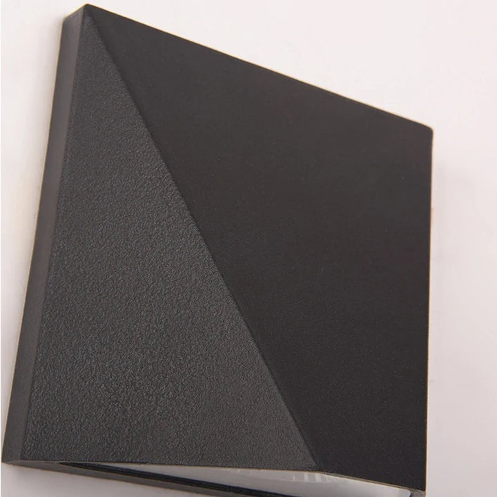 Modern Black LED Wall Light | 5W Waterproof Aluminium Outdoor Lamp