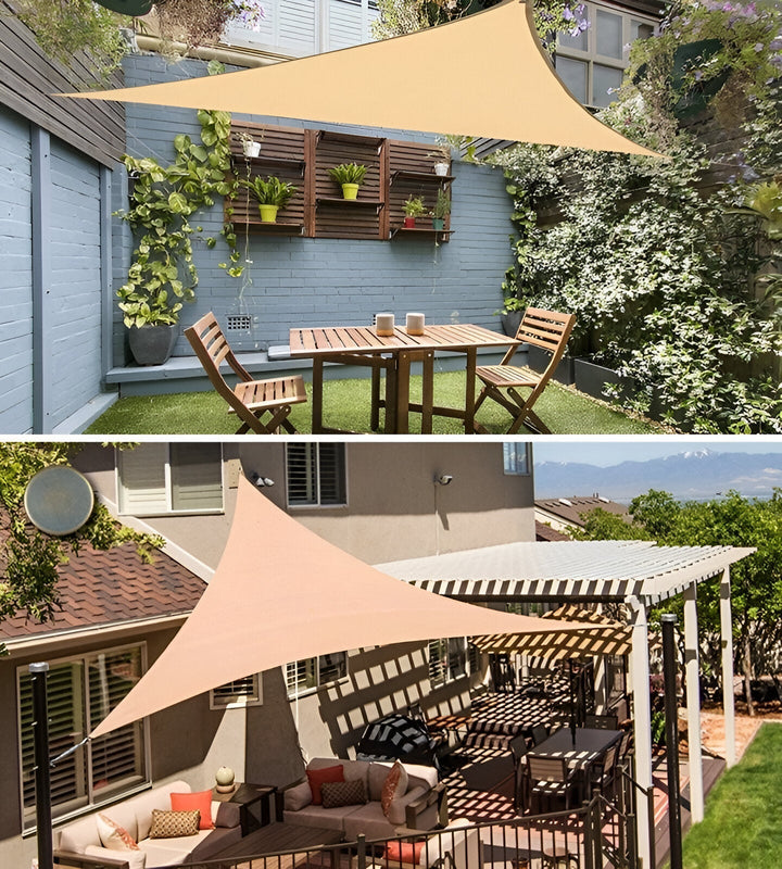 TriBlocker Shade Sail | Waterproof UV-Protect Triangle Design