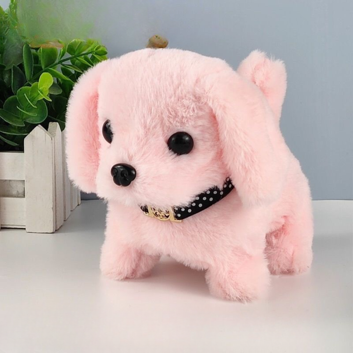 Plush Toy Interactive Robot Puppy Walking Barking Features