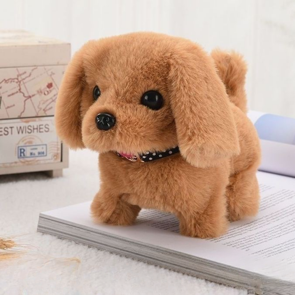 Plush Toy Interactive Robot Puppy Walking Barking Features