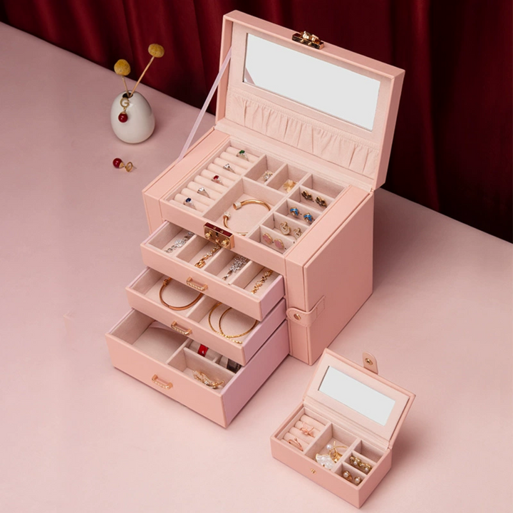 Jewellery Box Organizer Mothers Day Large Storage Case Drawers