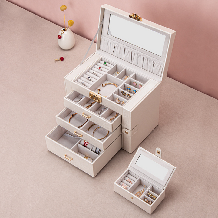 Jewellery Box Organizer Mothers Day Large Storage Case Drawers