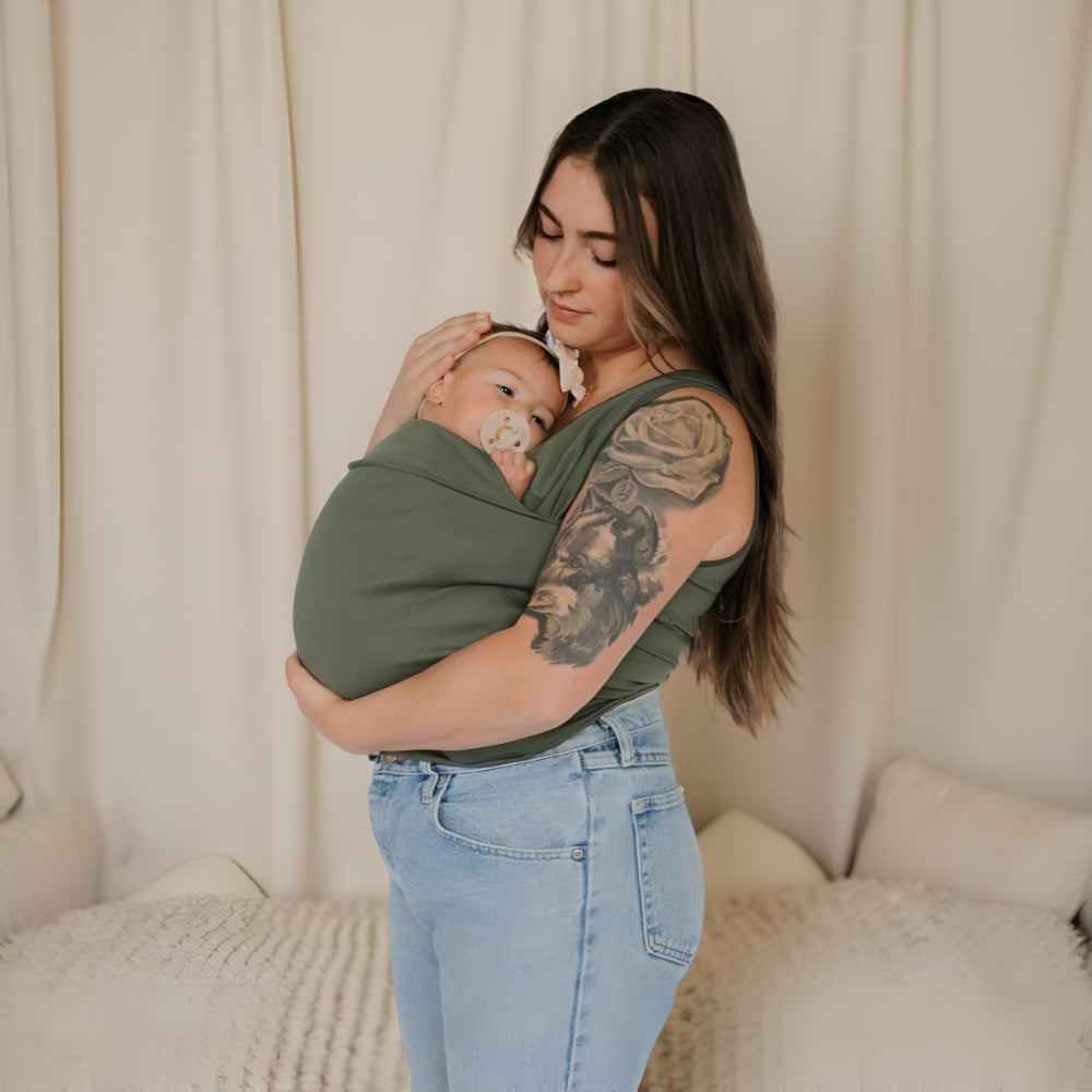 Baby Carrier Tee Hands-Free Wrap Shirt Style Infant Holder