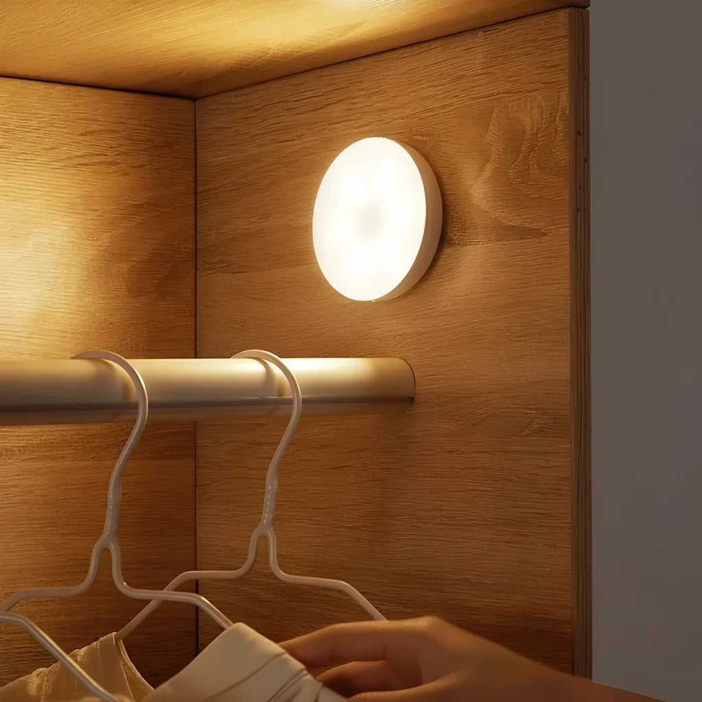 Motion Sensor Night Light Wireless LED Hallway Stairs Bedroom