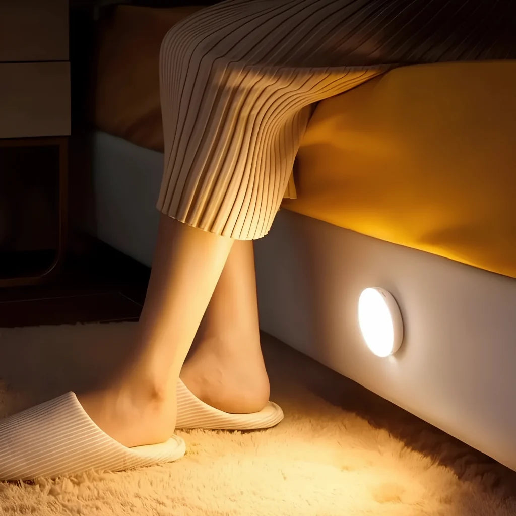 Motion Sensor Night Light Wireless LED Hallway Stairs Bedroom
