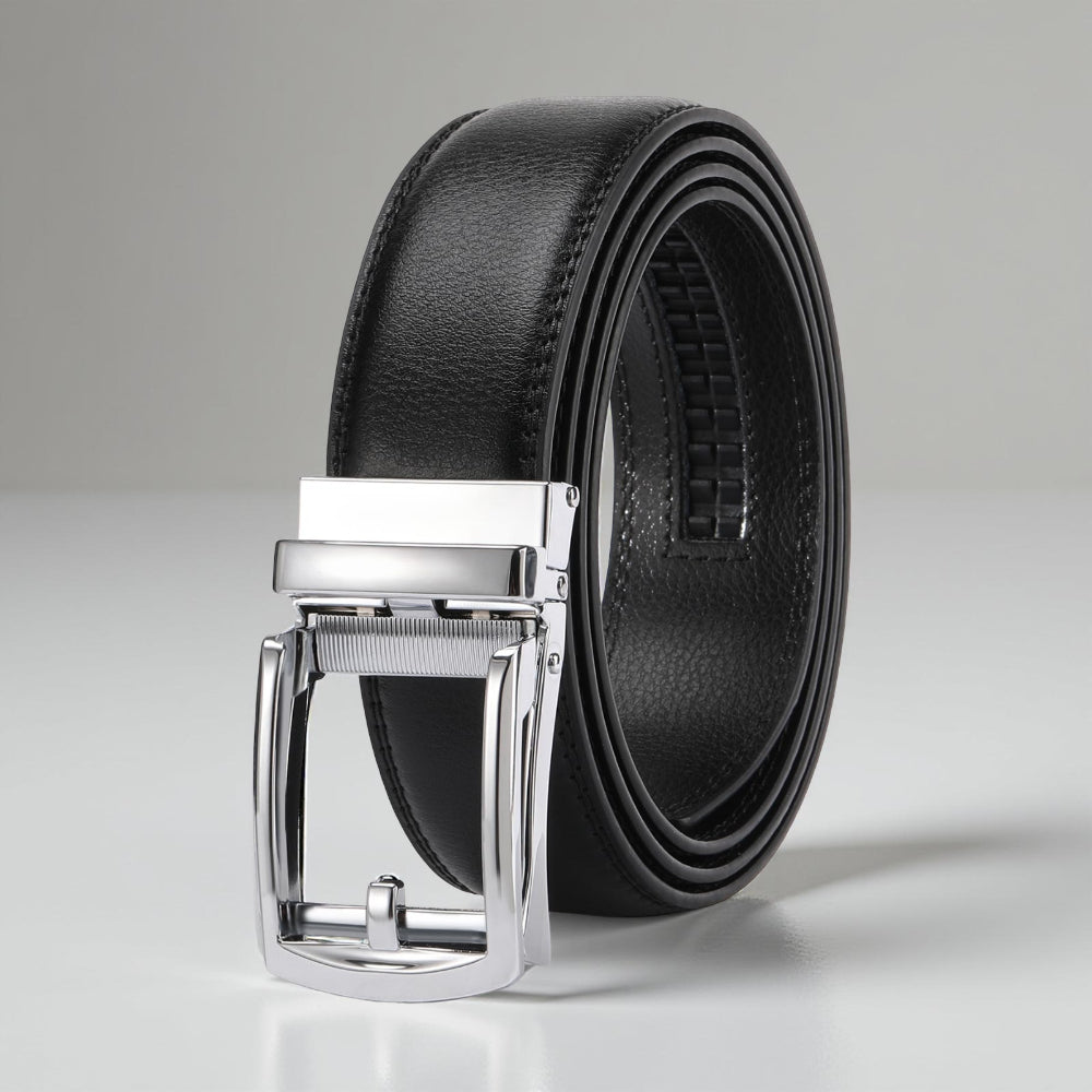 Men’s Belt Adjustable Ratchet Buckle Casual Formal Wear