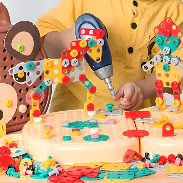 Kids Toy Montessori Building Set STEM Activity Kit