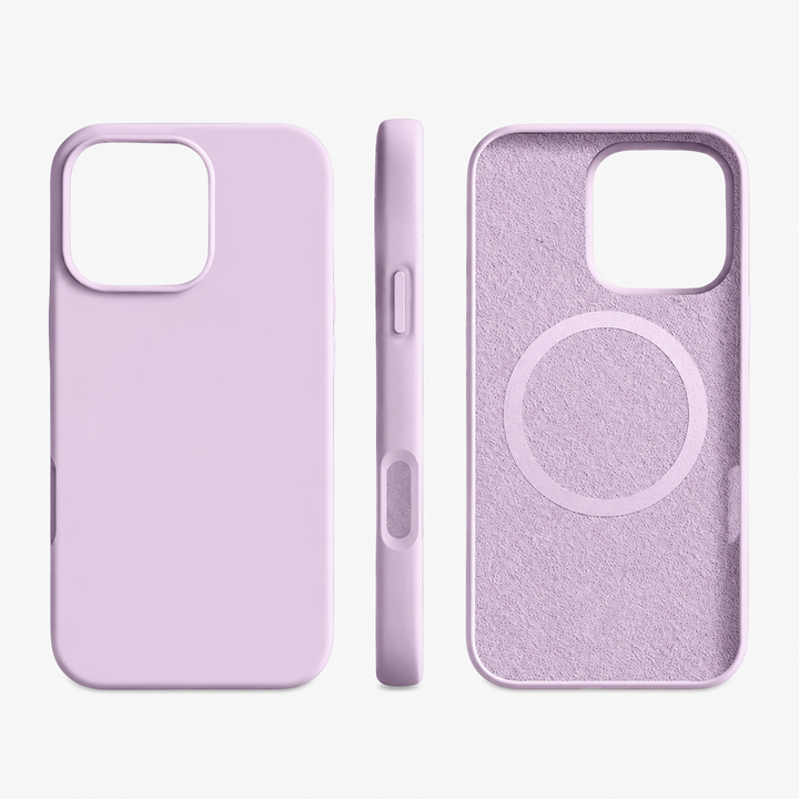 Phone Case Magnetic Silicone Wireless Charging Protective Cover
