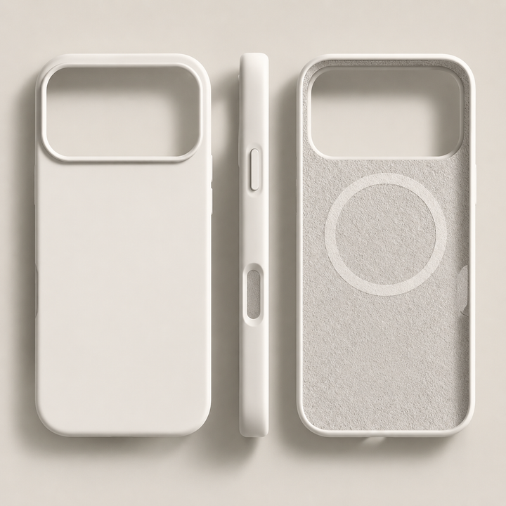 Phone Case Magnetic Silicone Wireless Charging Protective Cover