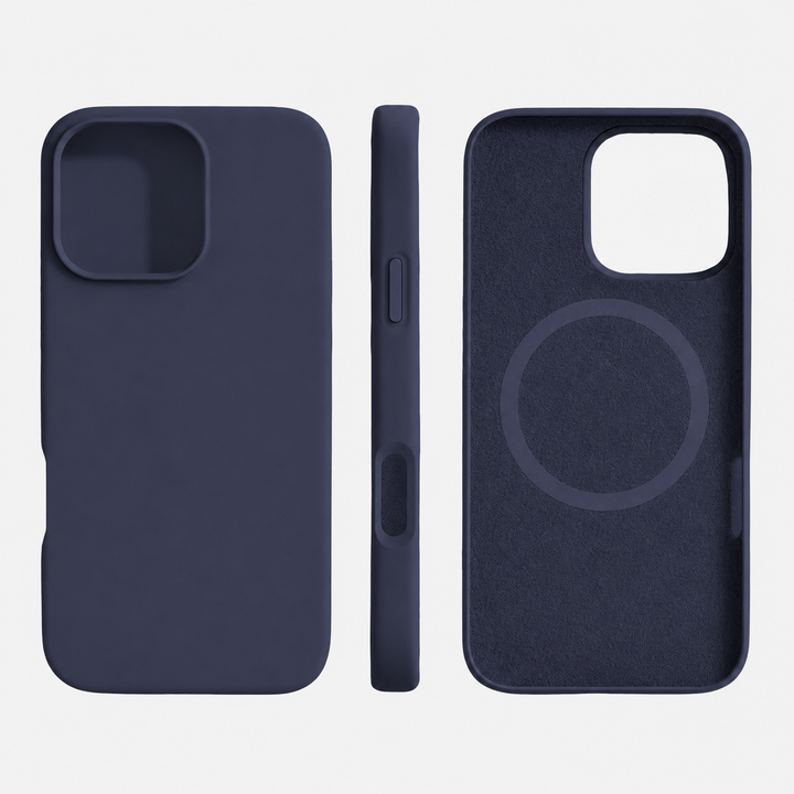 Phone Case Magnetic Silicone Wireless Charging Protective Cover