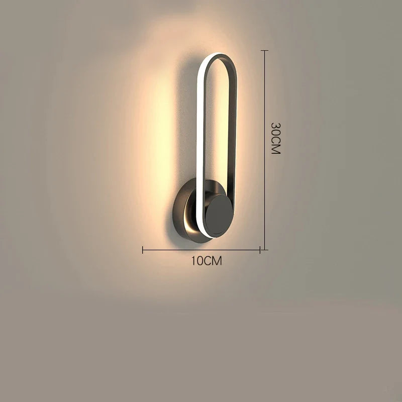 Modern LED Wall Light | 330° Rotating Aluminium Sconce