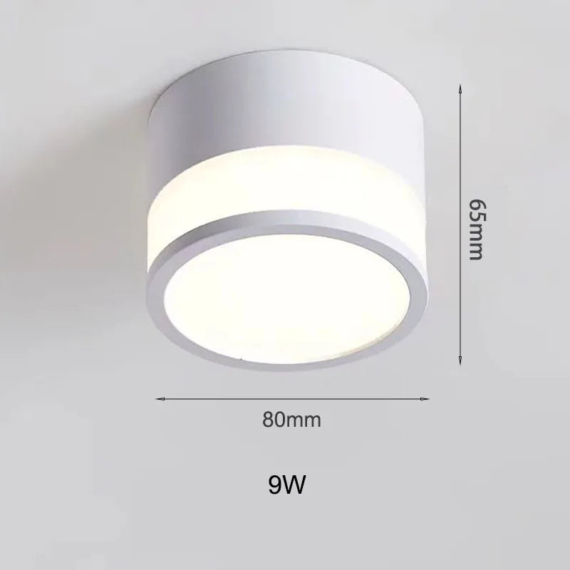 Nordic Surface Mounted LED Downlight | 9W / 15W Ceiling Light