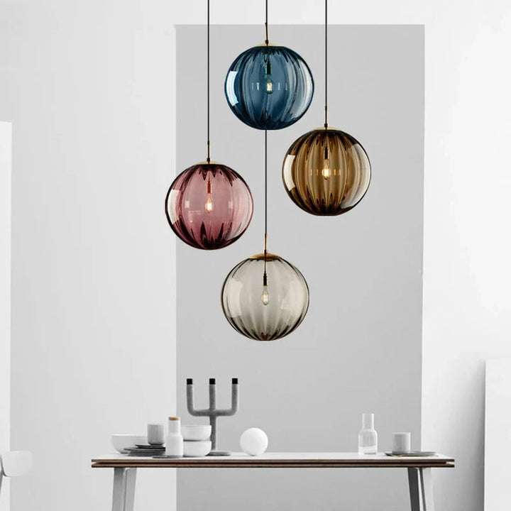 Modern Glass Ball Pendant Light | Nordic Elegance for Every Space