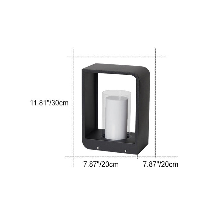 Modern Square Outdoor LED Light | Waterproof Solar LED Light