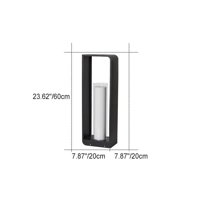 Modern Square Outdoor LED Light | Waterproof Solar LED Light