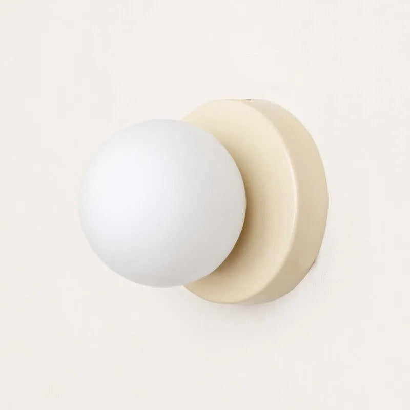 Macaron LED Wall Lamp | Modern Coloured Glass Sconce
