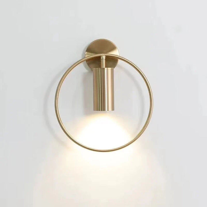 Halo Wall Light | Nordic Gold Minimalist Design