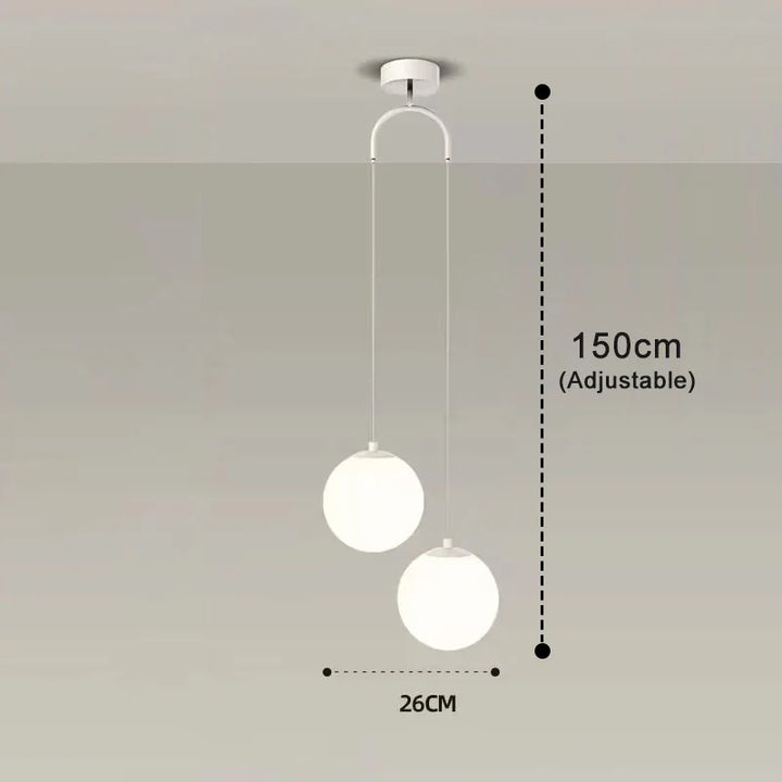 Luna Pendant Light | Nordic Modern Glass Globe Design