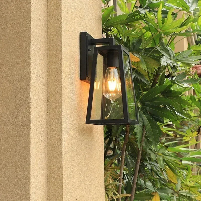 Verona Outdoor Wall Lamp | European Modern Lantern Light