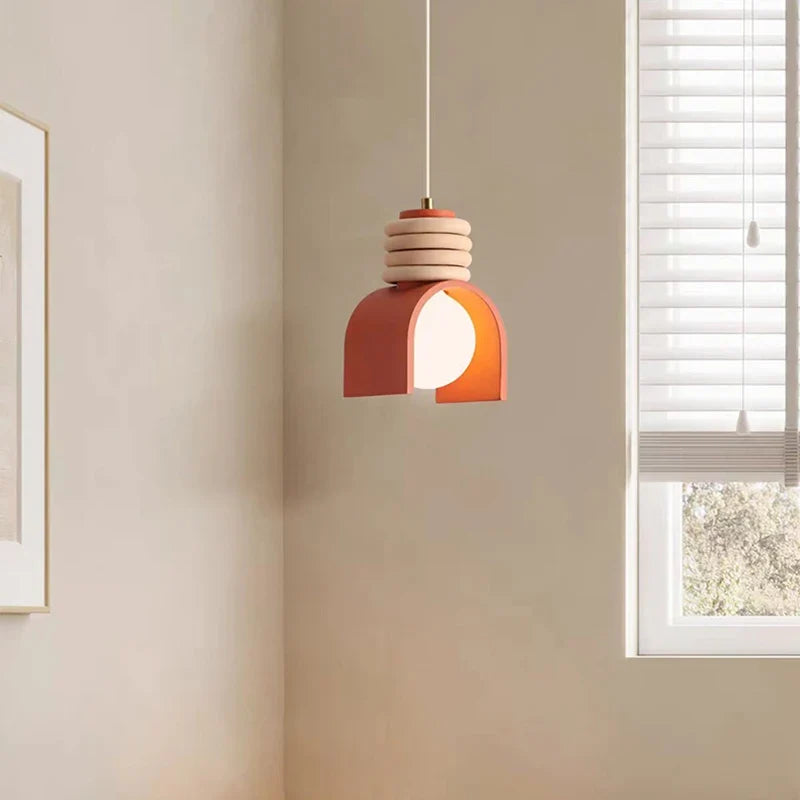 Wabi-Sabi Pendant Light | Japanese Minimalist Resin Design