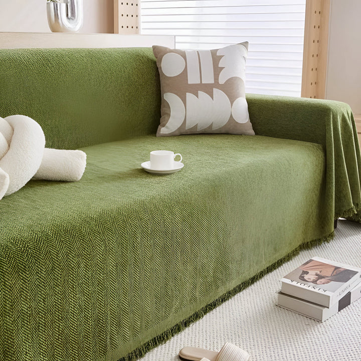 Sofa Cover Minimalist Textured Couch Furniture Protector