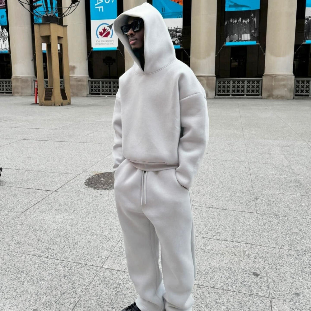 Men’s Lounge Set Oversized Hoodie Trousers Outfit