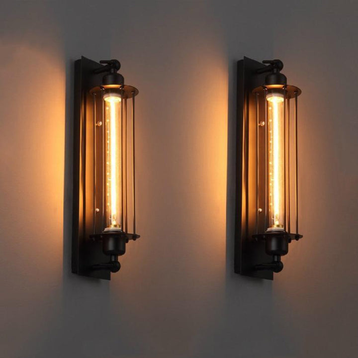Vintage Wall Sconce Metal LED Mounted Fixture Indoor Accent