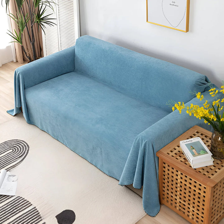 Sofa Cover Blanket Couch Protector Textured Furniture Throw