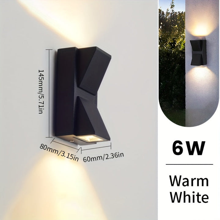 Modern LED Outdoor Wall Light | 3W / 6W Waterproof Decorative Lighting