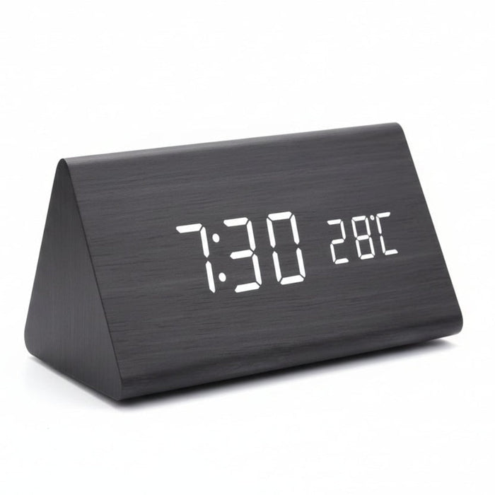 Digital Alarm Clock Modern Design Multi Function Display