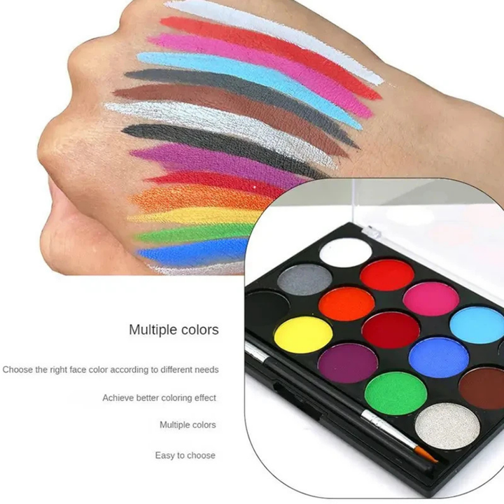 Body Paint Kit Kids Safe Non Toxic colours Parties Festivals
