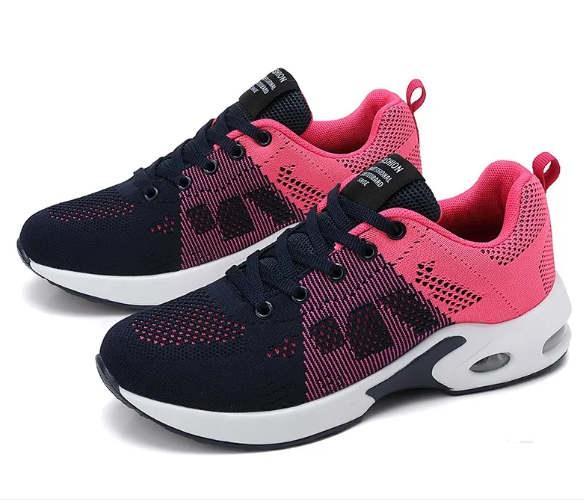 Breathable Mesh Lace-Up Sneakers for Everyday Comfort