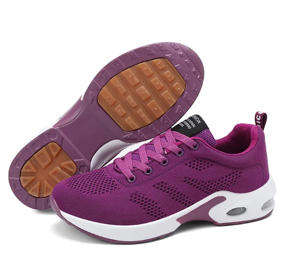 Breathable Mesh Lace-Up Sneakers for Everyday Comfort