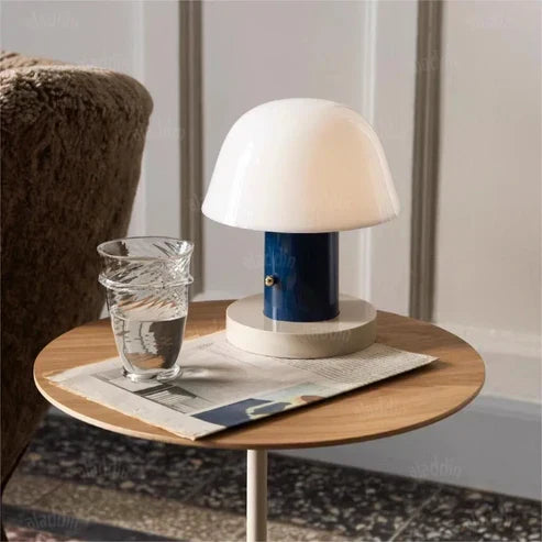 Mushroom Table Lamp | Modern Rechargeable LED Light