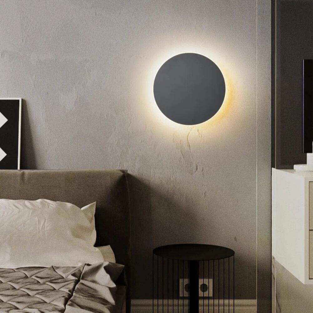 Minimalist Round LED Wall Light | Modern Nordic Design